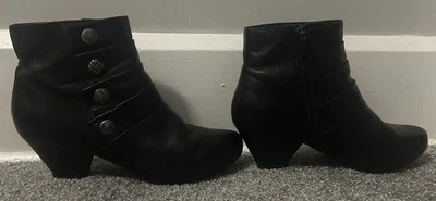 Botines de vestir de cuero con cremallera lateral Dansko talla 39 para mujer Foto 1 de 4