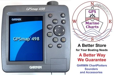 GARMIN GPSmap 498 ChartPlotter GPS Navigation, Sonar Sounder FishFinder, NICE! - Image 1 of 4