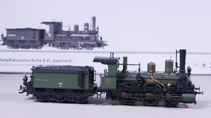 Locomotora de vapor H0 AC Märklin 37977 B VI K.Bay.Sts.B. Sauerlach mfx Sound embalaje original #RI_120 - Imagen 1 de 9