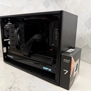 Custom Gaming PC - 9800X3D / 9070XT / 32GB / 2TB NVMe / High FPS / ITX SFF - Picture 1 of 11