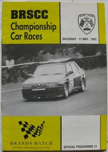 MARCHI PORTELLONE 11 maggio 1991 BRSCC Campionato Auto Gare Programma Ufficiale - Foto 1 di 2