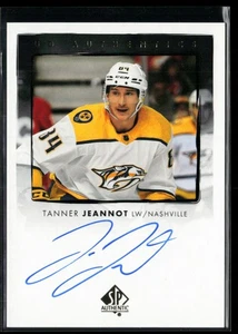2022-23 SP Authentic UD Authentics Autographs #UDA-TA Tanner Jeannot - Picture 1 of 2