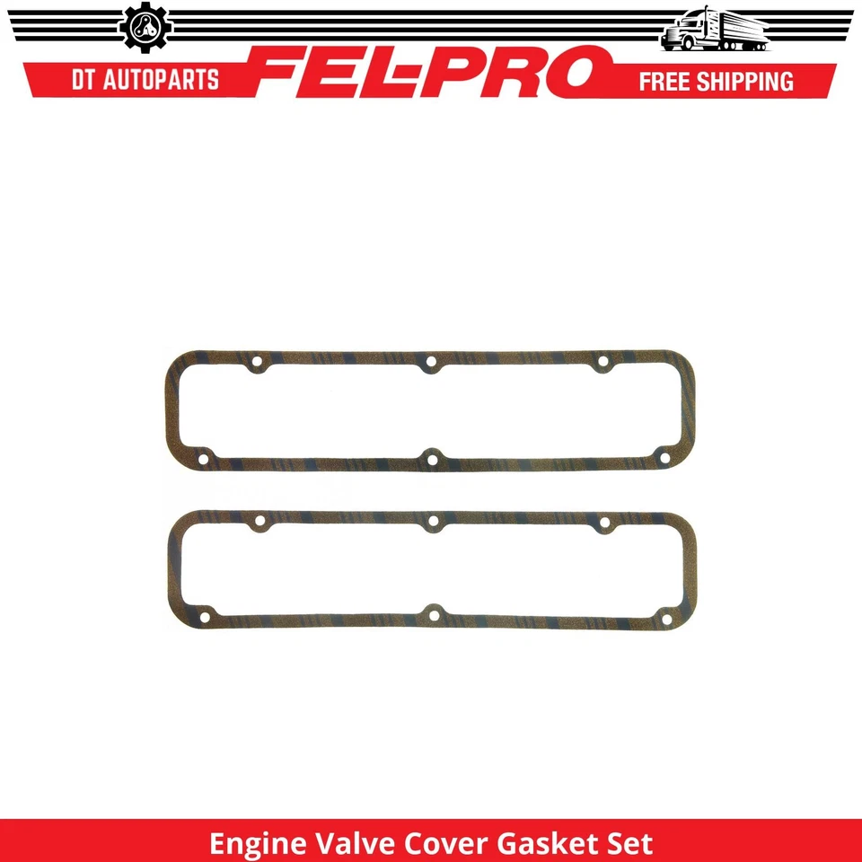 For 1958 Edsel Citation 6.7L V8 Engine Valve Cover Gasket Set Fel-Pro - Image 1 of 1