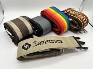 Lote de 5 correas de hombro y cuello vintage para cámara Samsonite - Imagen 1 de 4