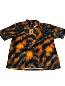 Stüssy Fur Print Shirt Tiger - Picture 1 of 3