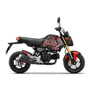 Red Stripes Vinyl Graphics Wrap Stickers For Honda GROM MSX125 21 22 23 - Picture 1 of 4