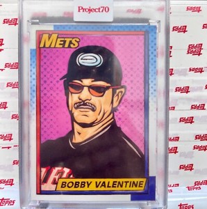 TOPPS PROJECT 70 CARD 1990 NEW YORK METS BOBBY VALENTINE #469 by BLAKE JAMIESON