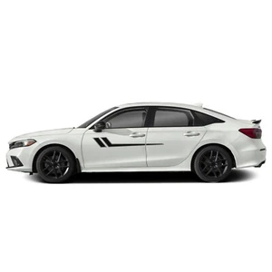 Side door hockey stripes graphics stickers decal compatible with Honda Civic - Foto 1 di 15