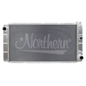 Northern 205067 Aluminum Radiator 82-93 Chevy S10 GMC Jimmy SBC 350 V8 Swap - Foto 1 di 1