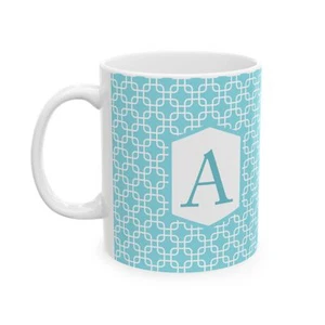 Personalized Ceramic Mug, Stylish Drinkware, Gift for Coffee Lovers, Monogram - Picture 1 of 17