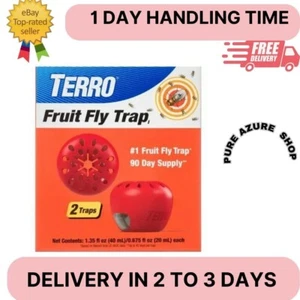 TERRO Fruit Fly Trap with Bait (2-Pack) (Indoor) - Picture 1 of 3