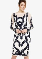 amelie lace pencil dress