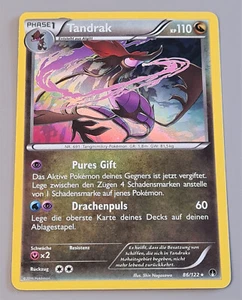 Tandrak # 86/122 Rare Holo Turbofieber 2016 Pokémon Deutsch Mint - Picture 1 of 3