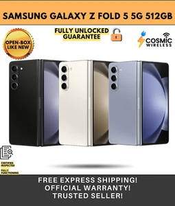 Excellent - Samsung Galaxy Z Fold 5 5G (SM-F946U1) 512GB (GSM) Factory Unlocked - Afbeelding 1 van 27