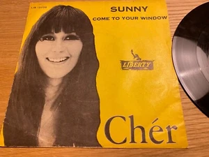 CHÈR "SUNNY / COME TO YOUR WINDOW" 1966 LIBERTY RECORDS MADE IN DENMARK RARE OOP - Picture 1 of 24