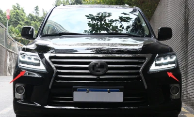 ABS Plastic Exterior Front LED headlight assembly For Lexus LX570 2007-2015 - Image 1 of 4