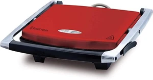 Sandwich Press Red Russell Hobbs RHSP801REDE Non-Stick Electric 2100W Flat Plate - Picture 1 of 4