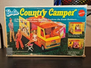 Vintage Barbie Country Camper mit aufblasbaren Teilen & Zubehör - LESEN - Bild 1 von 24