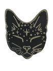 Cosmic Cat Enamel Lapel Pin Badge/Brooch Cute Mystical Space Goth Black BNWT