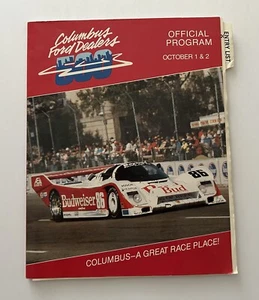 Vintage 1989 Columbus Ford Dealers 500 Program GTO GTU Camel GT - Picture 1 of 2
