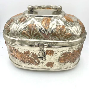 Beautiful Vintage Hand Made Copper Soap Box Made In Turkey Erzincanlilar Turkish - Picture 1 of 11