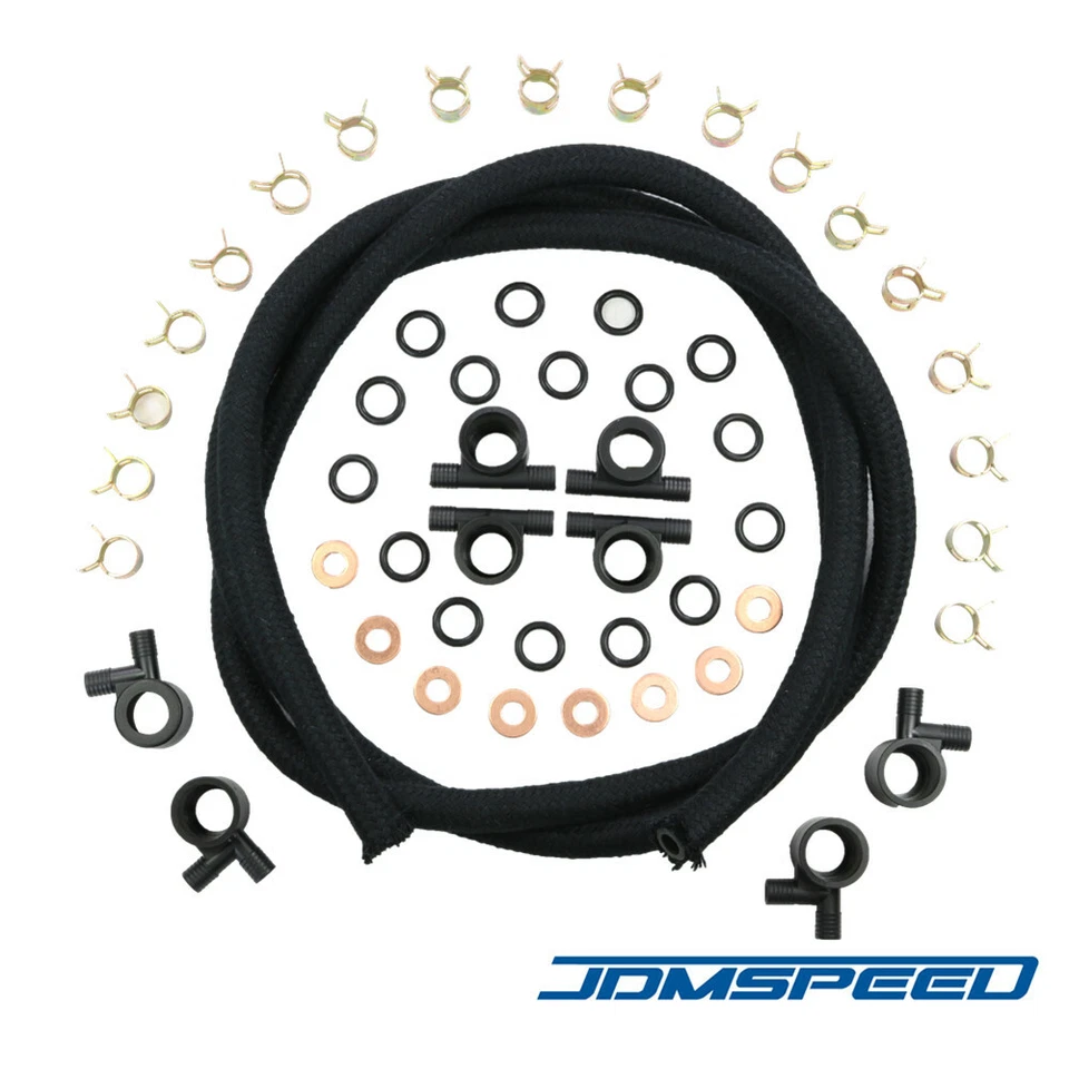 Nuevo kit de línea de retorno de inyector de combustible para camionetas diésel Ford 7,3 7,3 L 1988-1994 Foto 1 de 4