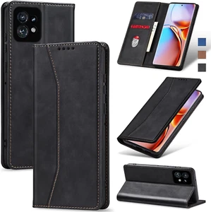 Flip Wallet Case for Motorola Edge+ (2023)/Moto Edge plus (2023),Leather Magneti - Picture 1 of 7