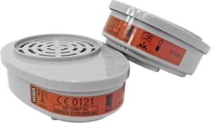 Gasfilter 1 Paar Filter  Atemschutz Ersatzfilter Typ A2 Advantage®