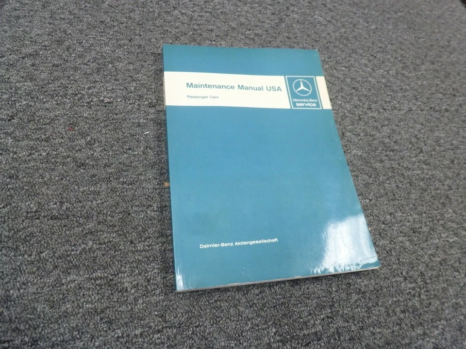 Mercedes Benz 560SEL 1986 sedán manual de mantenimiento de taller Foto 1 de 1