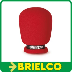 FUNDA ESPUMA BOLA PROTECTOR QUITAVIENTOS MICROFONO FONESTAR YS-15 ROJO BD3052 - Imagen 1 de 1
