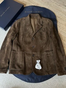 Ralph Lauren Purple Label Suede Blazer £4200 UK42 BNWT - Picture 1 of 7