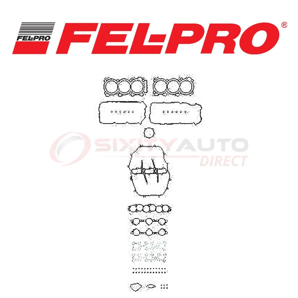 Fel Pro Cylinder Head Gasket Set for 2003-2004 Infiniti FX35 3.5L V6 - we Foto 1 de 4