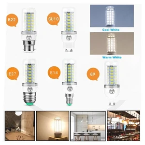 Lampadina LED mais E14 E27 B22 G9 GU10 5730 SMD lampada bianco caldo bianco freddo - Foto 1 di 6