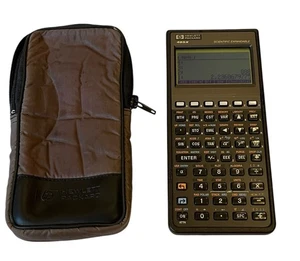 Hewlett Packard HP 48SX Scientific Expandable Calculator W/ Case EQ Library EUC - Picture 1 of 7