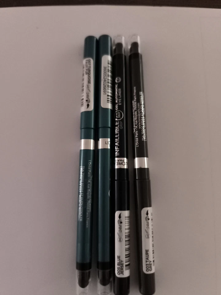 Loreal Paris Infaillible 36H Eyeliner Gel Automatic Turquoise+Taupe Grey 4St Neu - Bild 1 von 1