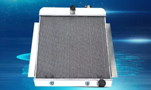 Aluminum Radiator FOR CHEVY PICK UP TRUCK V8 1955-1959 1956 1957 1958 AT/MT 55 - Foto 1 di 5