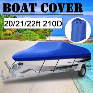 NEVERLAND Premium Bootsabdeckung Persenning Wasserdicht Atmungsaktiv für6,1-6,7m - Bild 1 von 12