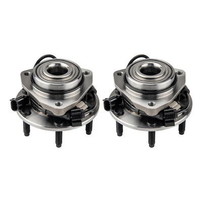 Par de conjuntos de cojinetes de cubo de rueda delantera para GMC Envoy Chevy Trailblazer 2002-2009 Foto 1 de 4
