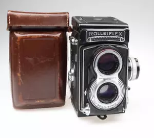 Rolleiflex T Kamera camera Zeiss Tessar 75mm f3.5 Objektiv lens Rollei 96022 - Bild 1 von 7