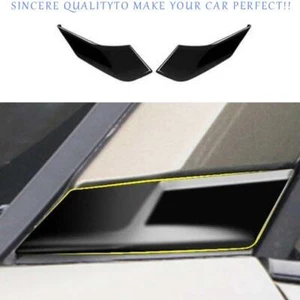 Para Toyota Corolla Cross 2022-2024 Negro Brillante Exterior Ventana Pilar A Borde - Imagen 1 de 6