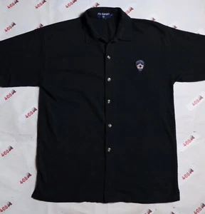 Polo Sport Shirt Herren XL schwarz Button Down Baumwolle - Bild 1 von 9