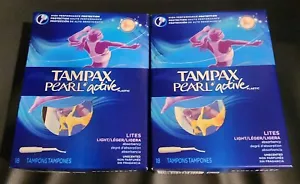Tampax Pearl Lite Saugfähigkeitspuffer 18ea/2er Pack - Bild 1 von 2