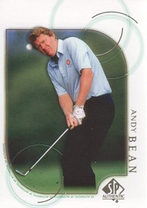 2001 SP Authentic Golf Trading Cards #7 Andy Bean