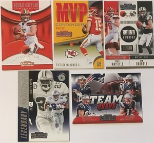 2018 Contenders Football Insert MVP/Team Quad/ROY/RNA/Legendary Emerald(You Pick