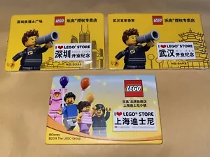 LEGO I Love LEGO Store Shanghai Disney, Wuhan und Shenzhen 2 x 4 bedruckte Fliesen - Bild 1 von 6