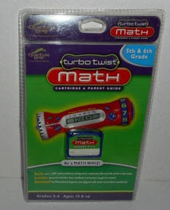 LeapFrog Quantum Leap TURBO TWIST MATH  Cartridge & Parent Guide Whiz New Gr 5-6 - Picture 1 of 2