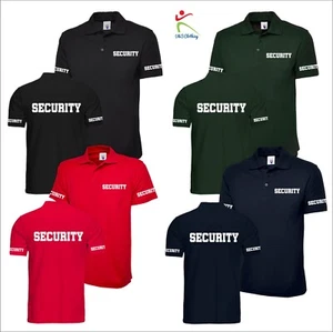 Personal de seguridad uniforme polo camisa ropa de trabajo portero guardaespaldas vigilante camisa polo - Imagen 1 de 5