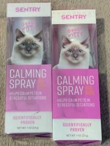 2 NEW ~ Sentry CAT Calming Spray - 1 oz