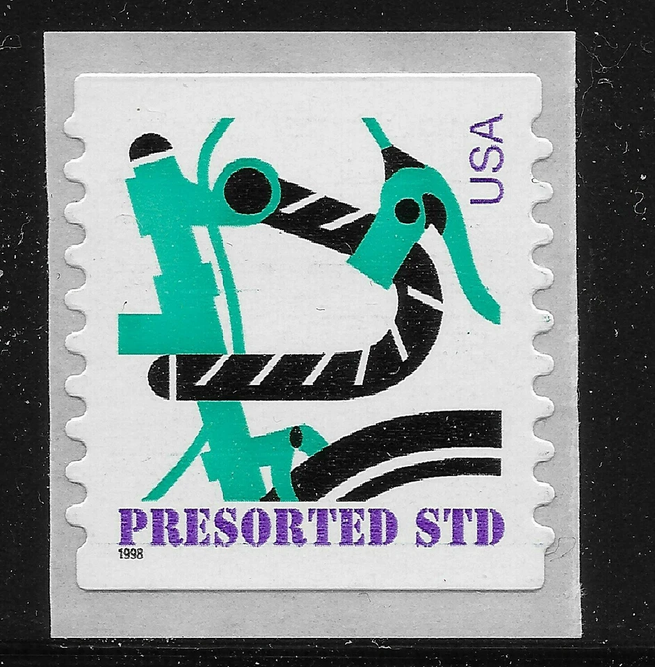 US Scott #3228, Single 1998 Modern Bicycle 10c FVF MNH - Image 1 of 1