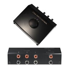 Cinch Audio Verteiler Splitter Umschalter Umschaltbox Schalter Switch 3 IN 1 OUT